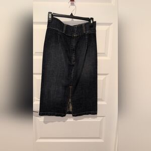 Women's Dark Blue Denim Skirt